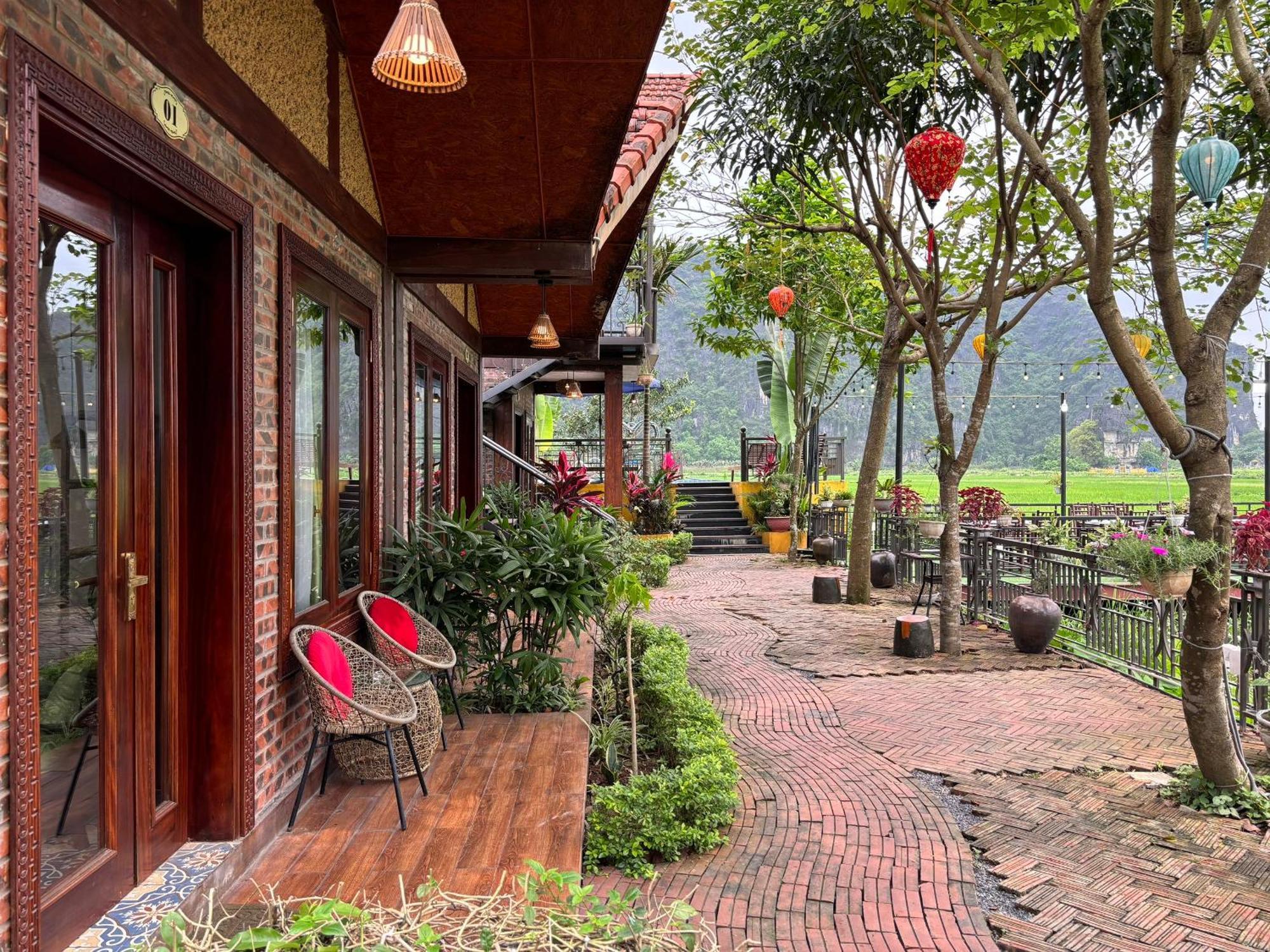 Papaya Bungalow & Rice Fields Lägenhet Ninh Bình Exteriör bild