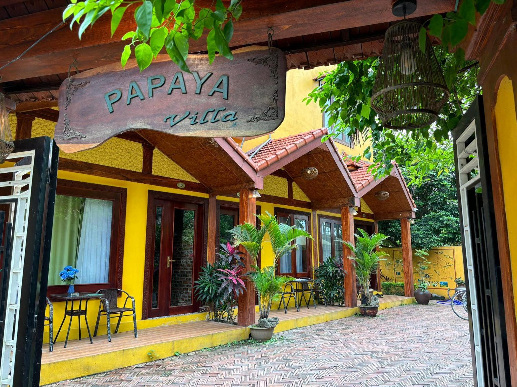 Papaya Bungalow & Rice Fields Lägenhet Ninh Bình Exteriör bild